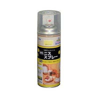 ASAHIPEN 朝日塗料 油性木器著色噴漆 亮光透明款 420ml, 1罐