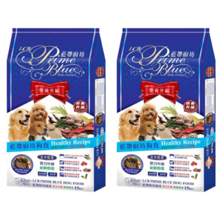 LCB 藍帶廚坊 成犬/全犬種用 乾飼料 牛肉野菜 含野菜茄紅素 活力抗氧化 嚴選天然食材 不含人工色素, 15kg, 2袋