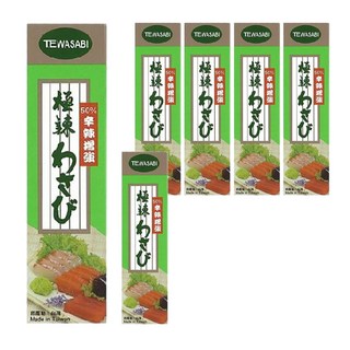 展群 TE 極辣山葵醬 50%辛辣增強, 43g, 6條