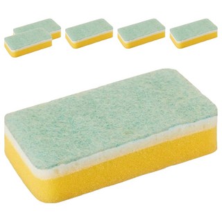 3M Scotch-Brite 百利 日系3層海綿菜瓜布–細緻柔刷, 藍色, 6個, 1個裝