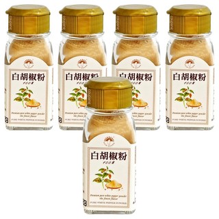 新光洋菜 100%白胡椒粉 來自印尼高山, 30g, 5瓶