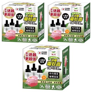 鱷魚 液體電蚊香 附電蚊香器, 46ml, 9瓶