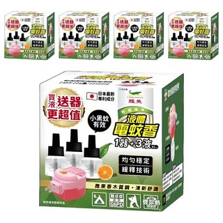 鱷魚 液體電蚊香 附電蚊香器, 46ml, 15瓶