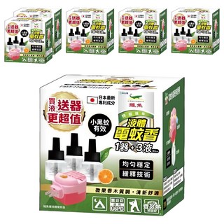 鱷魚 液體電蚊香 附電蚊香器, 46ml, 18瓶