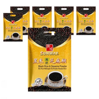 SUNWAY 鄉味 黑米高鈣芝麻糊, 30g, 10包, 6袋