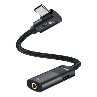 Mcdodo 麥多多 Type-C轉接頭音頻轉接線 3.5mm PD60W快充 線控通話 12cm, CA-1880, 1個