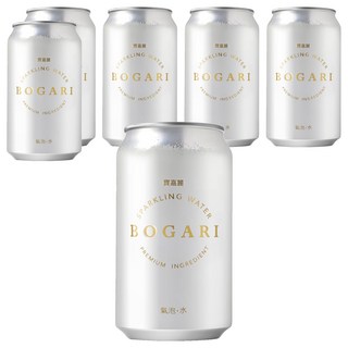 寶嘉麗 BOGARI 無糖氣泡水, 原味/薄荷風味, 330ml, 6罐