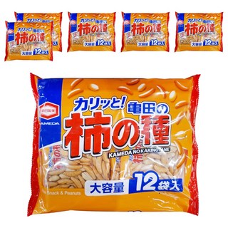 龜田製菓 柿種米果, 360g, 6袋