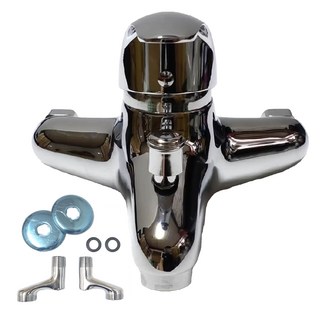 47芯大流量沐浴龍頭組 台灣製造 全銅本體 附開關彎頭, 18 x 16.5 x 11.5cm, 1組