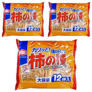 龜田製菓 柿種米果, 360g, 3袋