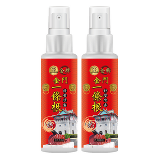 正金牌 金門一條根舒緩噴霧 熱感 100ml, 2瓶