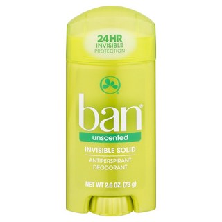 ban 盼 清新體香膏無香味 自然綠色，24小時隱形保護，溫和除臭, 73g, 1件