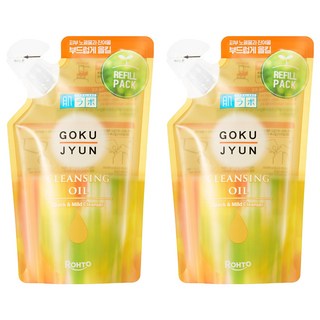 HADALABO 肌研 極潤保濕卸粧油補充包, 180ml, 2包