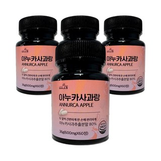 Matitneundonghaeng 陽光安努卡蘋果萃取錠 600mg, 36g, 4罐
