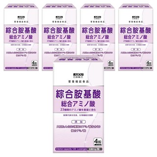 AJIOU 日本味王 綜合胺基酸錠, 120顆, 75g, 5罐