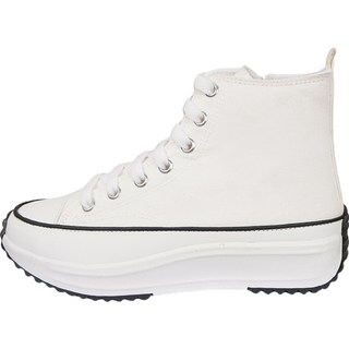 Philblue 女性 Follow 高筒帆布休閒鞋