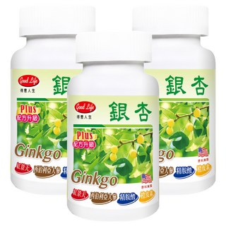 good Life 得意人生 銀杏膠囊, 100顆, 3罐