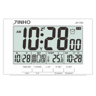 JINHO 京禾 數位電子鐘 JH-700, 白色