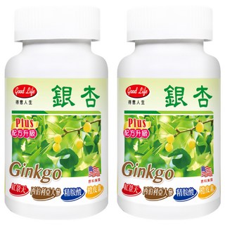 good Life 得意人生 銀杏膠囊, 100顆, 2罐