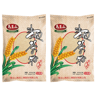 馬玉山 麵茶粉 原料純正 獨特製法 即沖即飲, 600g, 2包