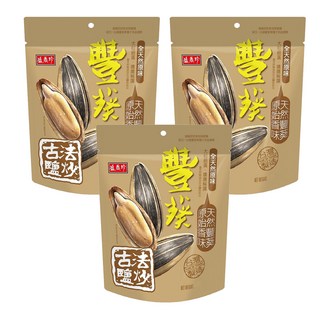 盛香珍 豐葵香瓜子 鹽炒原味, 165g, 3包