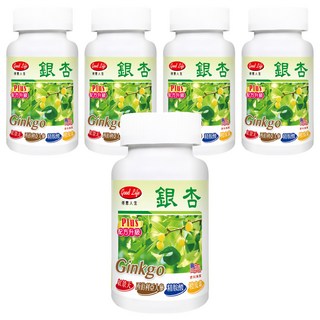 good Life 得意人生 銀杏膠囊, 100顆, 5罐