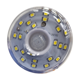 明沛 2W LED 紅外線感應燈泡, 光敏控制器, 節能環保, 低耗電, 壽命長, 適用市面上普遍使用的插座, 1個