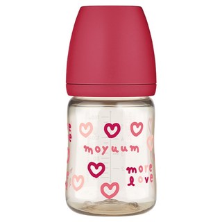 MOYUUM PPSU寬口奶瓶 莓果心心 170ml, 安全材質，方便清洗, 1個