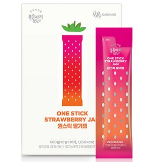 Bokumjari 草莓果醬隨身包 30條入, 1盒, 600g