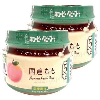 kewpie 極上嚴選 5M (5個月以上) - 無添加 寶寶副食品首選, 蜜桃, 70g, 2罐
