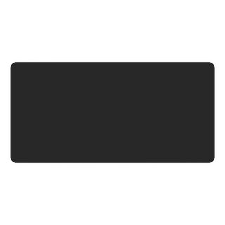 德利生活 高質感防潑水辦公桌墊, 黑色