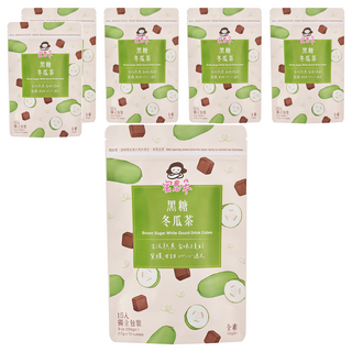 Medolly 蜜思朵 黑糖冬瓜茶 古法熬煮 獨立包裝 冷熱皆宜, 15顆, 17g, 6袋