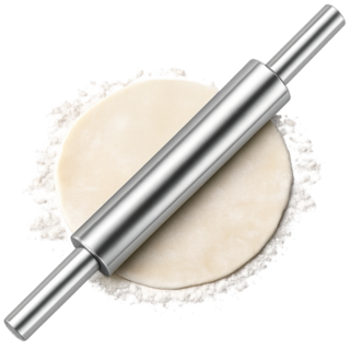 데일리픽 주방 베이킹 스텐 롤 밀대, 1개