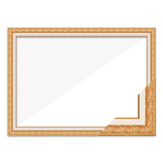 高級珠寶十字繡樹脂相框 30*40cm, 啞光金, 1個