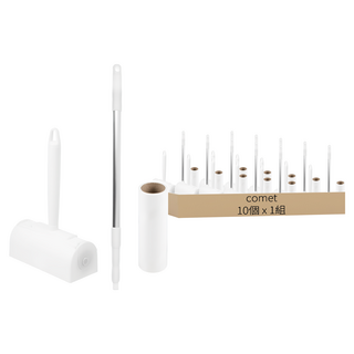 comet 分離型斜撕自黏除塵滾輪 + 補充包 10個, 1組