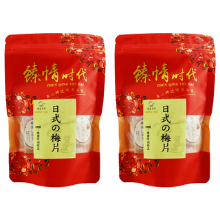 啡茶不可 臻情時代日式の梅片, 80g, 2袋