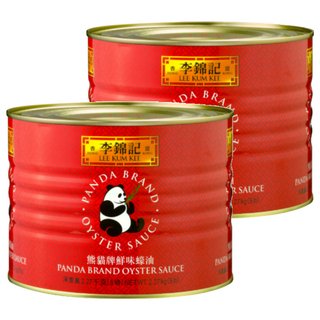 李錦記 熊貓牌鮮味蠔油, 2.27kg, 2罐