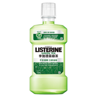 LISTERINE 李施德霖 防蛀護齦漱口水 綠茶, 750ml, 1瓶