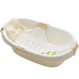 베이비앤아이 퓨어 목욕 그네 유아용 욕조, 베이지