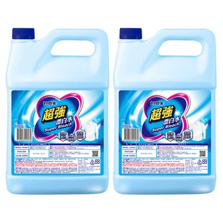 妙管家 超強漂白水 有效去除常見細菌、汙垢 適用於廁所、各類家具之清潔與殺菌, 4kg, 2桶