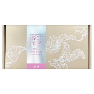 源生美學 三胜肽膠原蛋白粉 含玻尿酸、賽洛美、蔓越莓萃取物、益生菌、西印度櫻桃, 30條, 5g, 1盒
