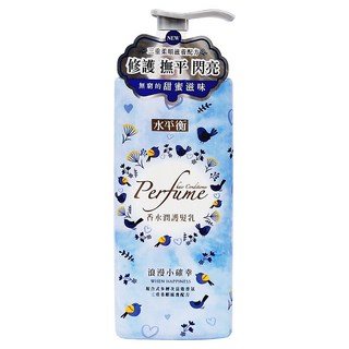 水平衡 香水潤護髮乳 浪漫小確幸, 複合式多層次長效香氛, 三重柔順滋養配方, 700g, 1瓶