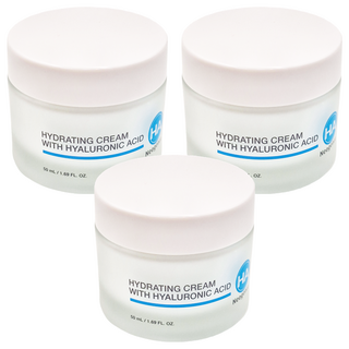 Neogence 霓淨思 玻尿酸保濕潤澤霜, 豐厚保濕質地, 立即提升潤澤感, 24小時強力鎖水, 50ml, 3罐