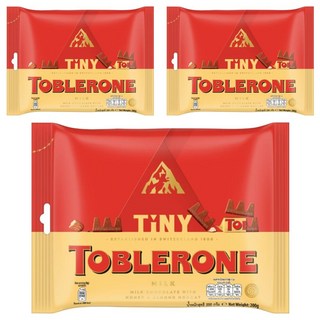 TOBLERONE 瑞士三角迷你牛奶巧克力, 200g, 3袋