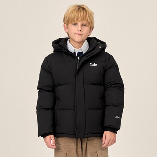 예일키즈 아동용 아이코닉 후드 숏 덕다운 점퍼 YJCPJPD43152
