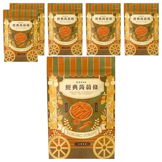 菓青市集 黑胡椒蒟蒻條, 低熱量 豐富水溶性纖維 增加飽足感 香Q嚼勁, 200g, 6包