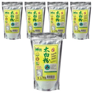 龍口 有機太白粉 220g, 5包