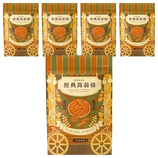 菓青市集 黑胡椒蒟蒻條, 低熱量 豐富水溶性纖維 增加飽足感 香Q嚼勁, 200g, 5包