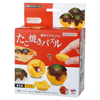 MegaHouse 百萬屋 Lite系列 趣味拼圖, 18片, 章魚燒, 1盒