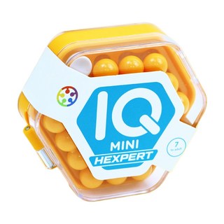 SMART GAMES 迷你IQ大挑戰 進階篇, 7歲以上, 挑戰腦力極限, 超過12000個題型, 顏色隨機, 1盒